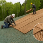 Hidrossemeadura com biomanta: como funciona e protege o solo