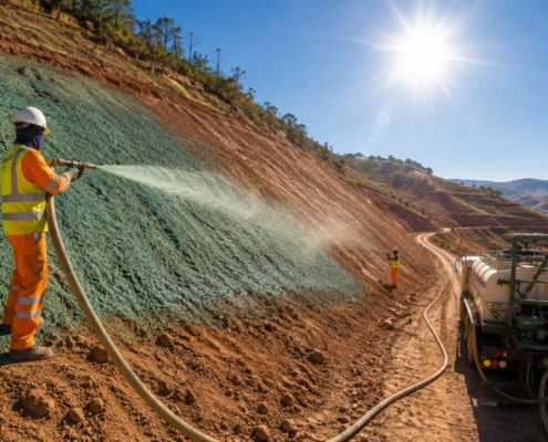 Recuperação vegetal sob sol intenso: desafios técnicos
